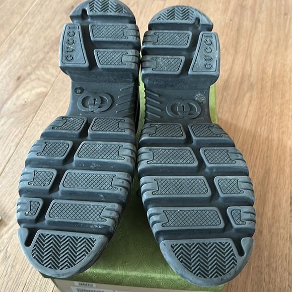 Gucci lug sole women’s loafers size 42. Excellent condition. Black Nappa - Picture 6 of 8